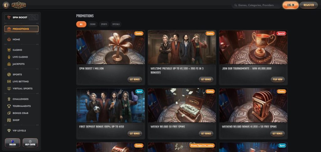 Gransino Casino Bonus