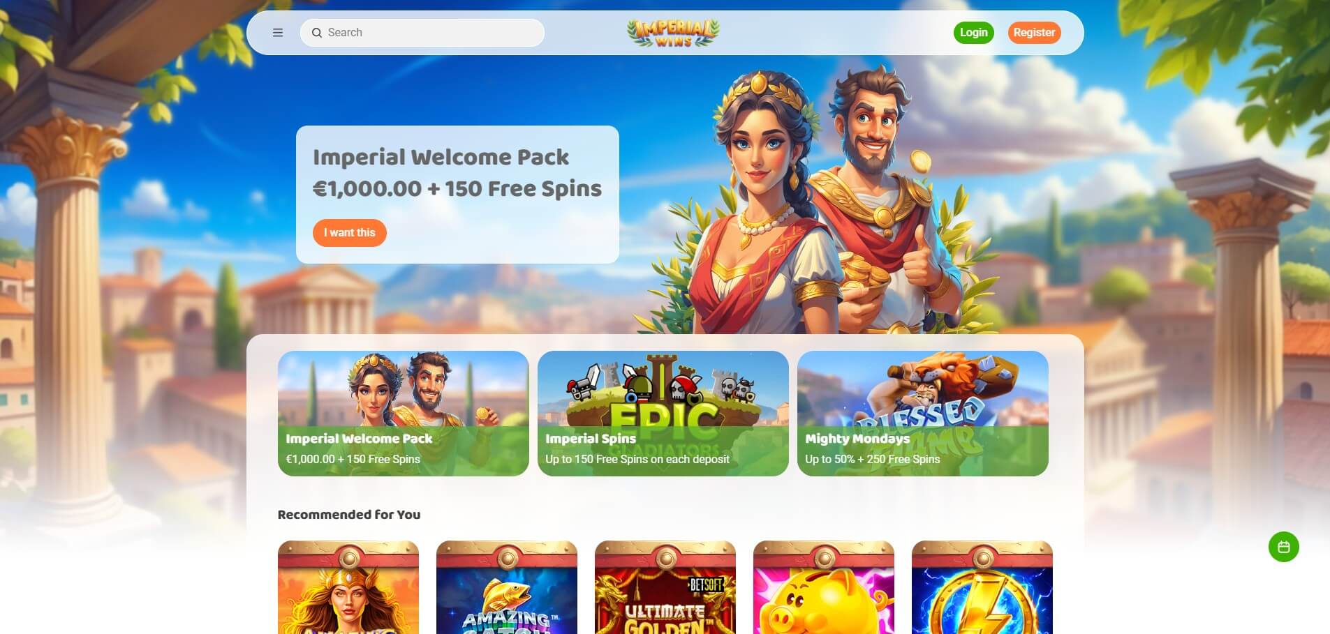 Imperial Wins Online Casino