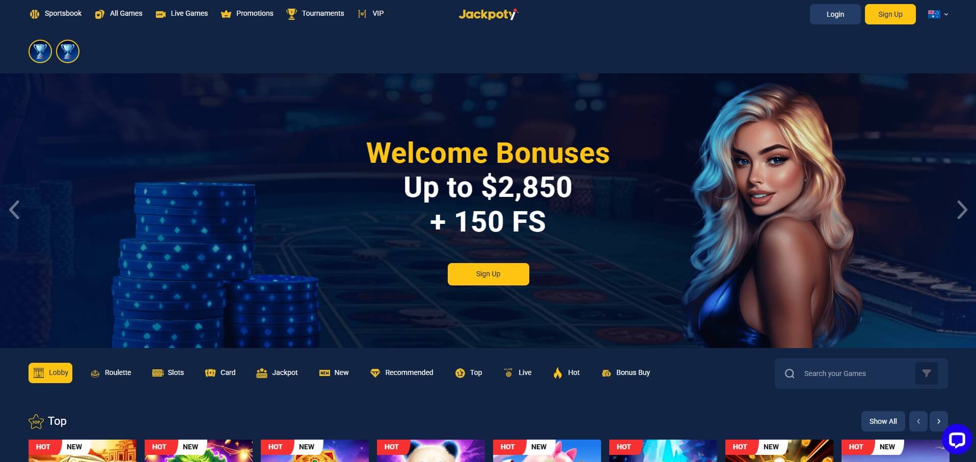 Jackpoty Online Casino