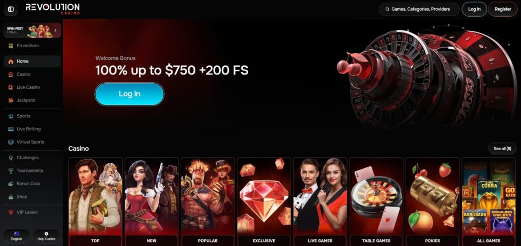 Revolution Online Casino